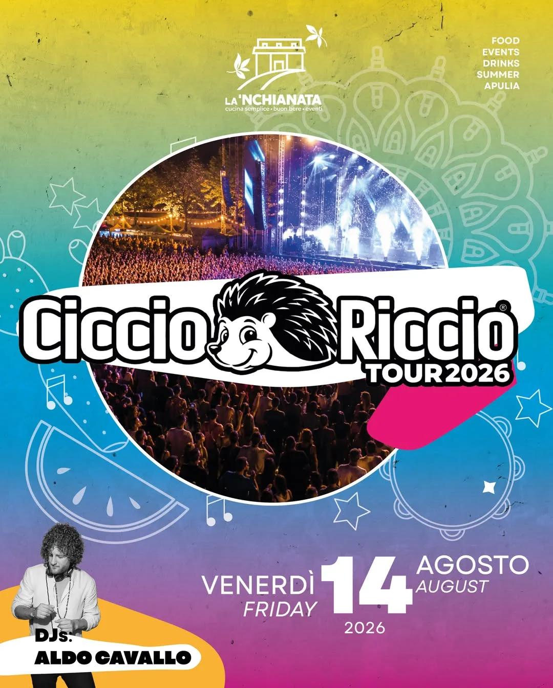 Ciccio Riccio Tour 2026 alla 'Nchianata