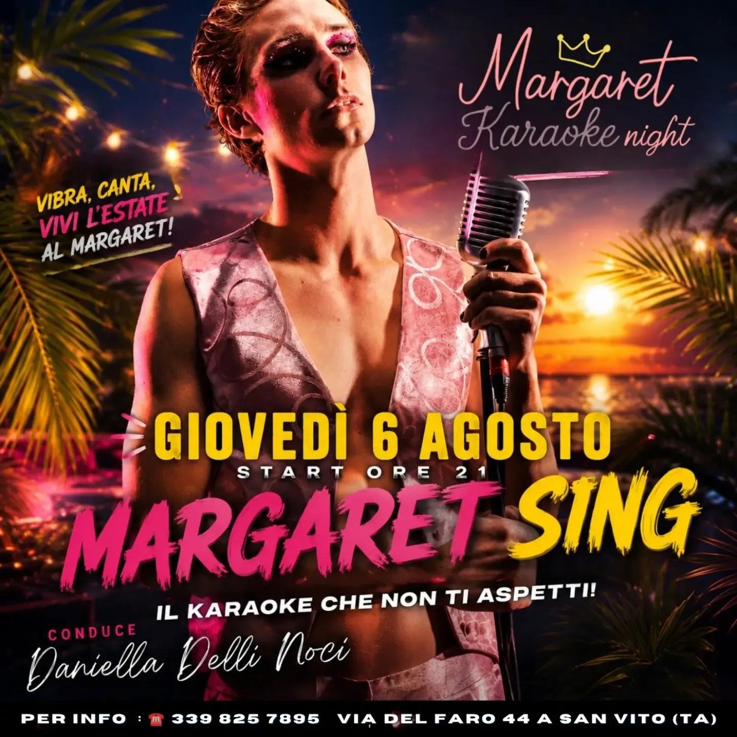 Margaret Sing · karaoke del giovedì