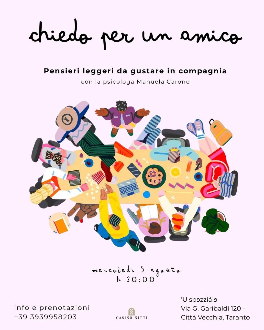 'U Spzziale · Chiedo per un amico, la psicologia al tavolo