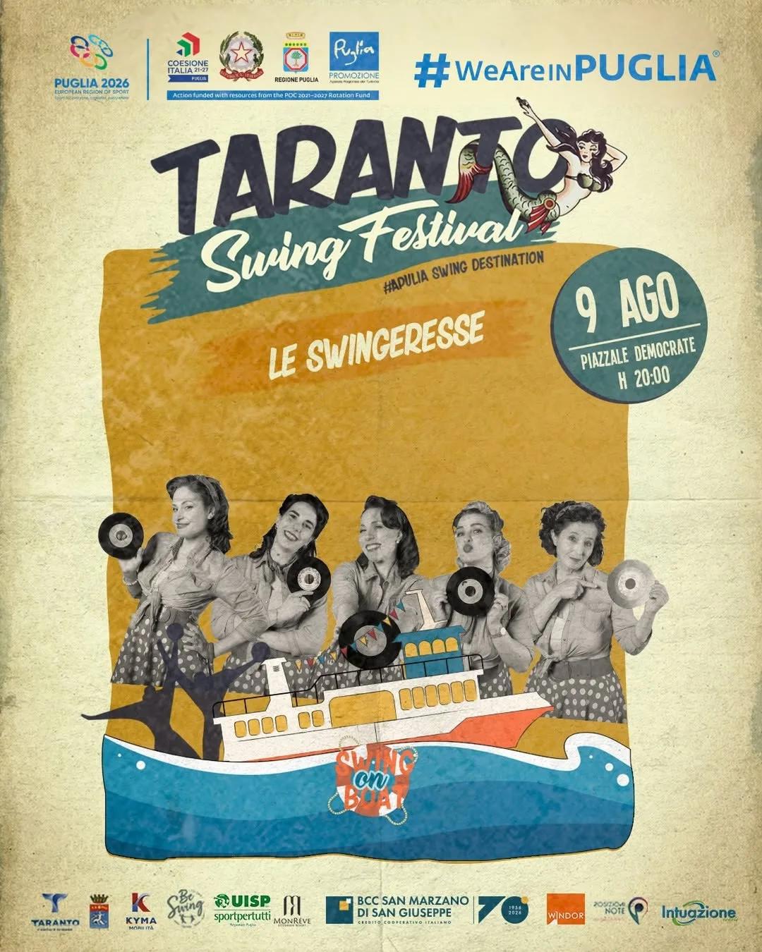 Swing on Boat · Le Swingeresse tra i Due Mari