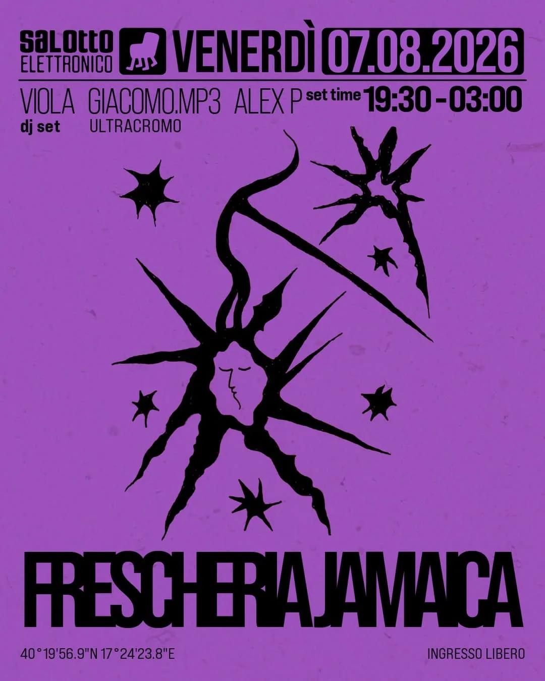 Salotto Elettronico · Viola, Giacomo.mp3 e Alex P alla Frescheria Jamaica
