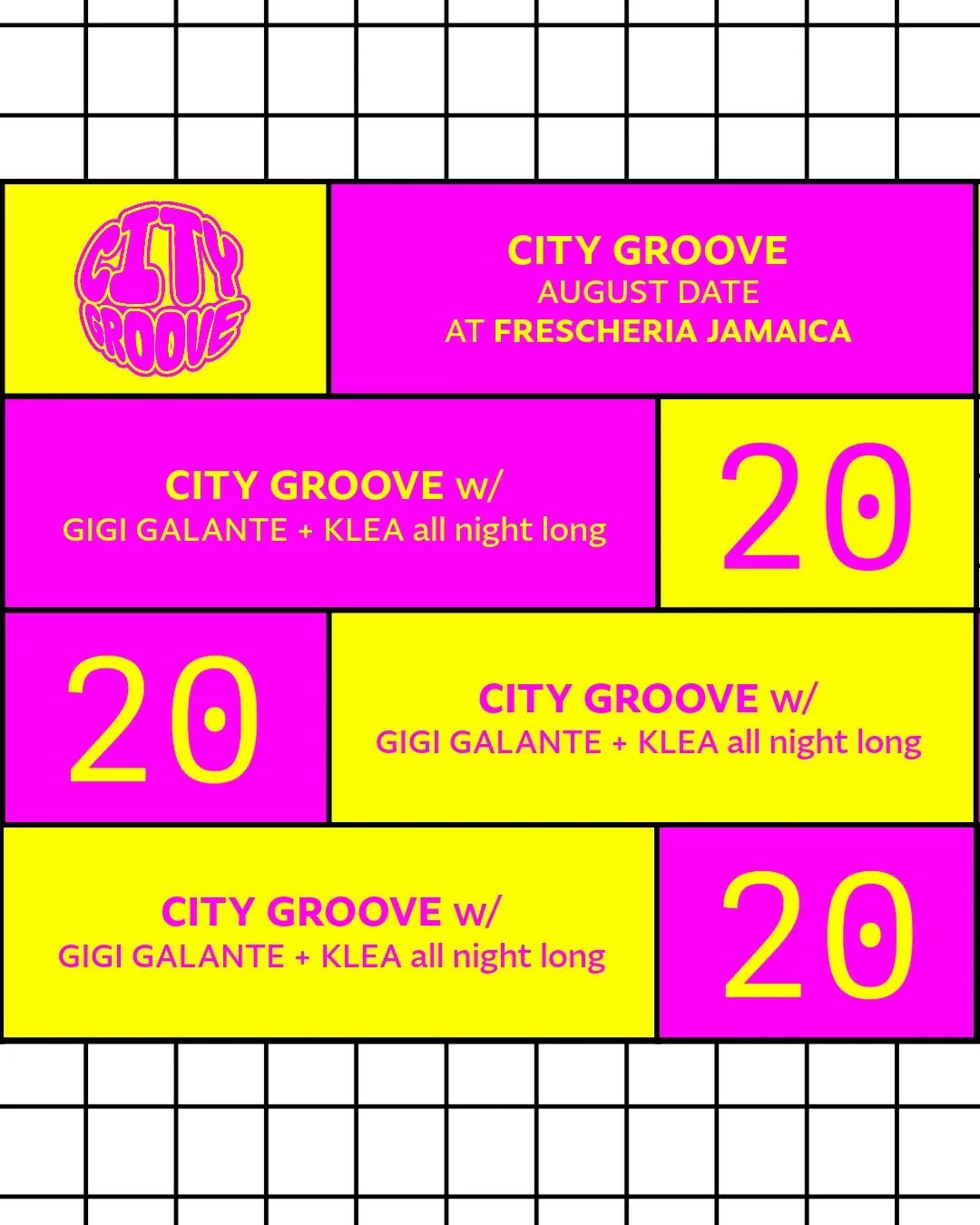 City Groove alla Frescheria Jamaica