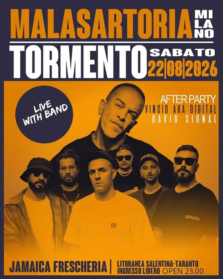 Tormento live alla Frescheria Jamaica