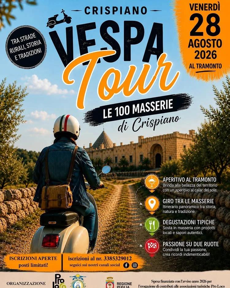Vespa Tour · Le 100 Masserie di Crispiano