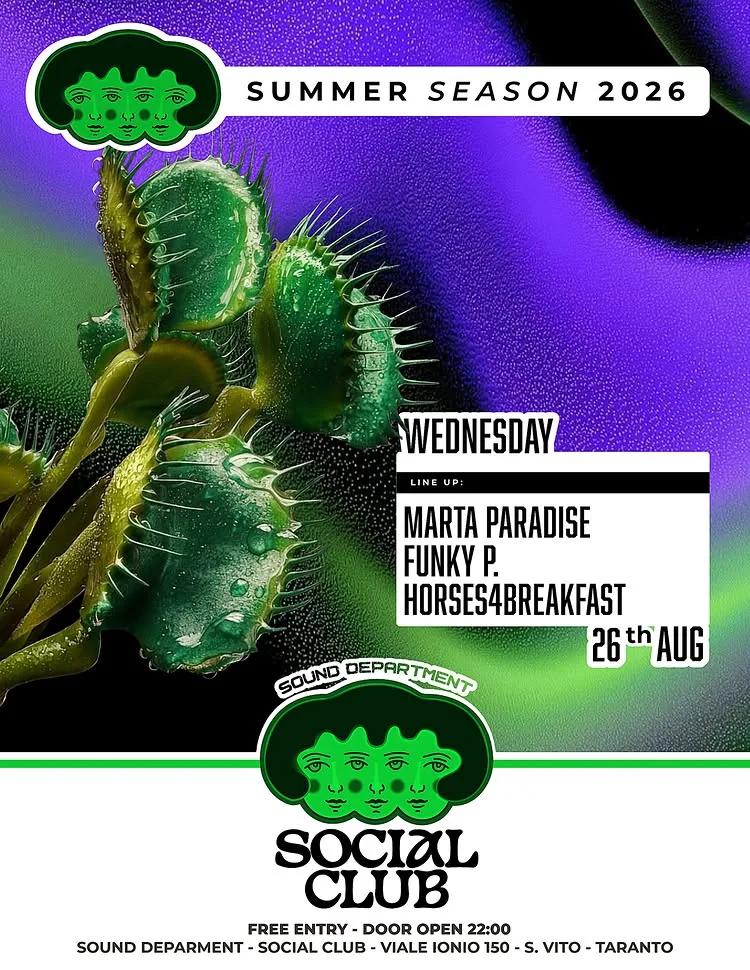 Sound Department · Wednesday (26/08)