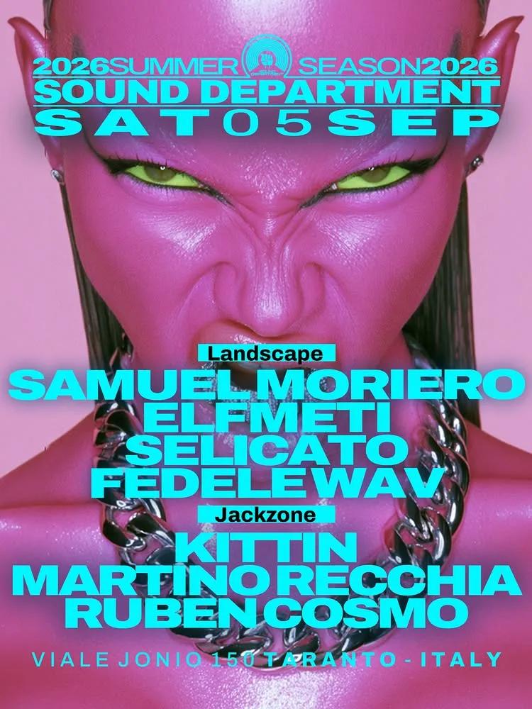 Miss Kittin al Sound Department · Landscape e Jackzone (05/09)