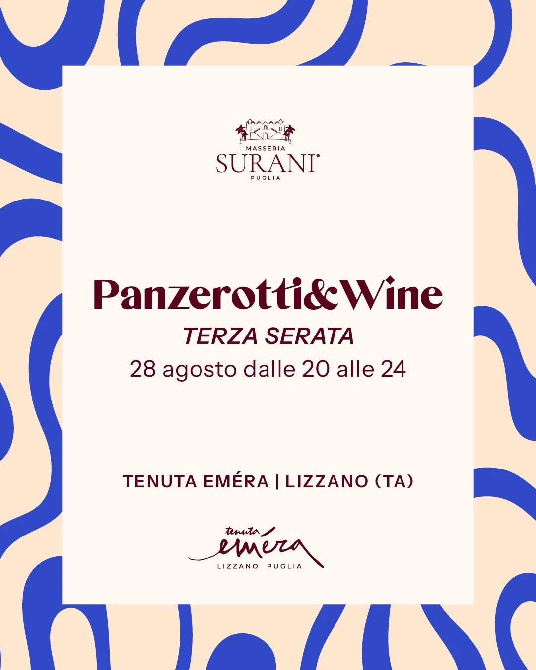 Panzerotti & Wine alla Tenuta Eméra