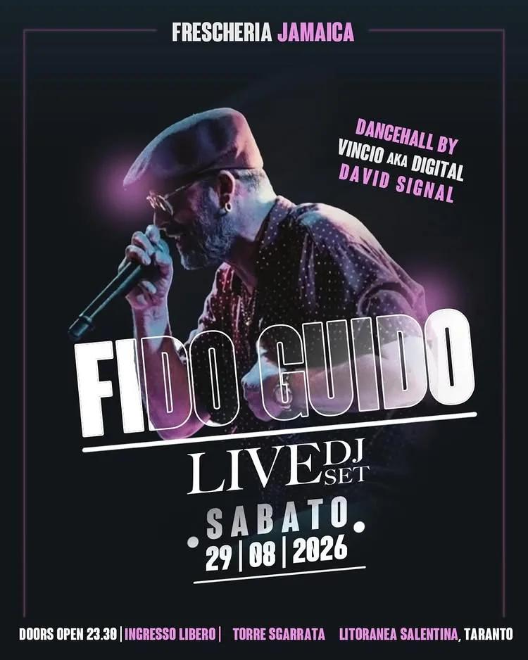 Fido Guido in dj set alla Frescheria Jamaica