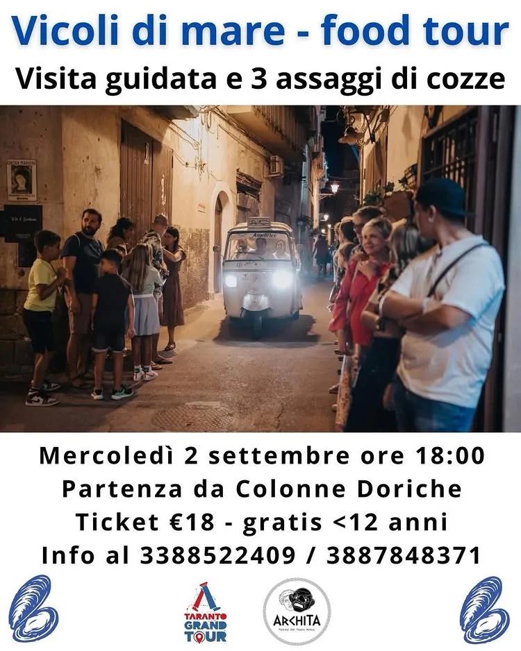Vicoli di Mare · food tour tra i vicoli della Città Vecchia (2 settembre)