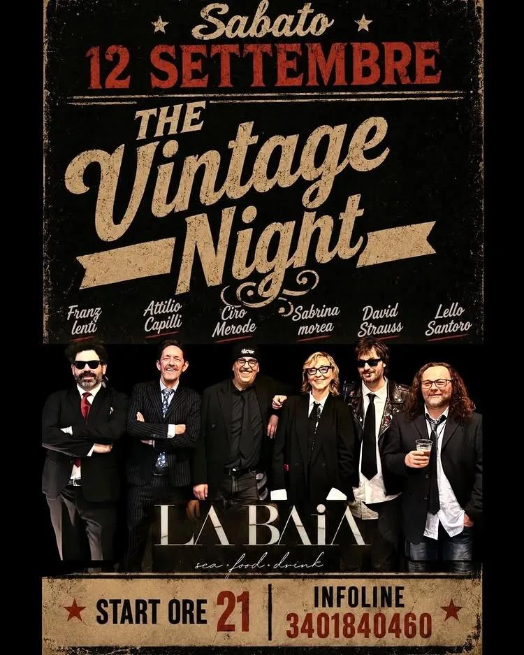 Vintage Night alla Baia · cinque decenni da ballare