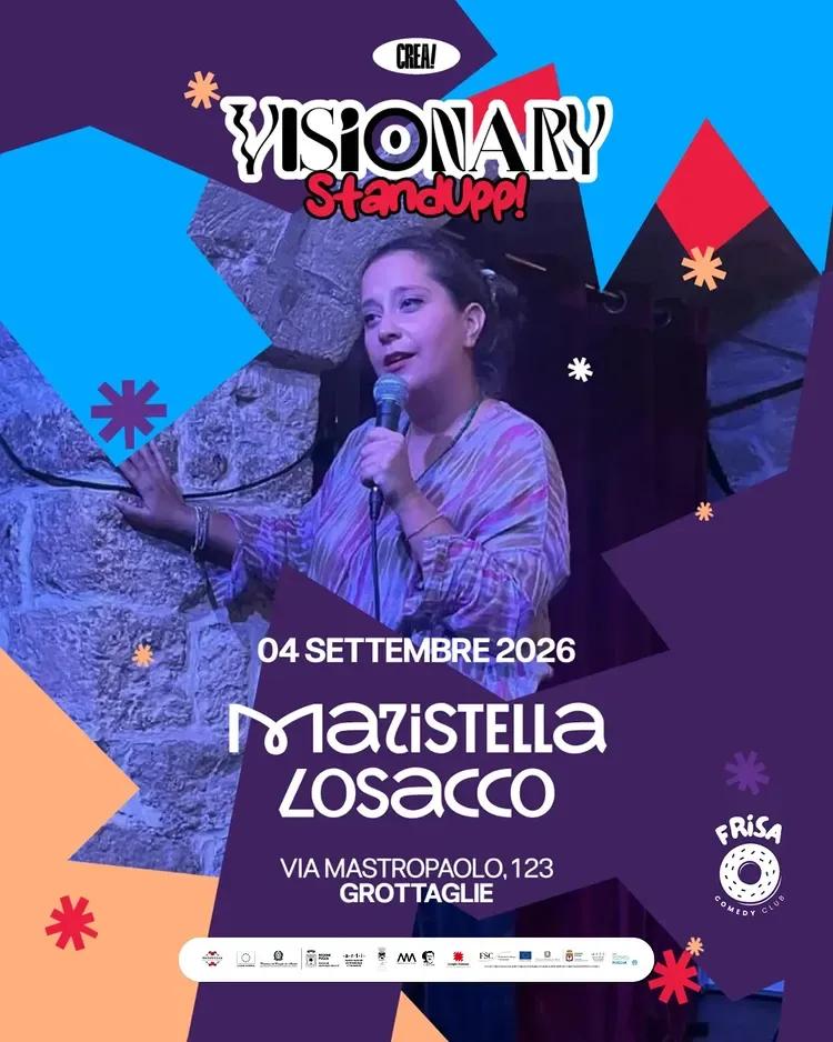 Visionary StandUpp! · Maristella Losacco chiude la rassegna al CREA