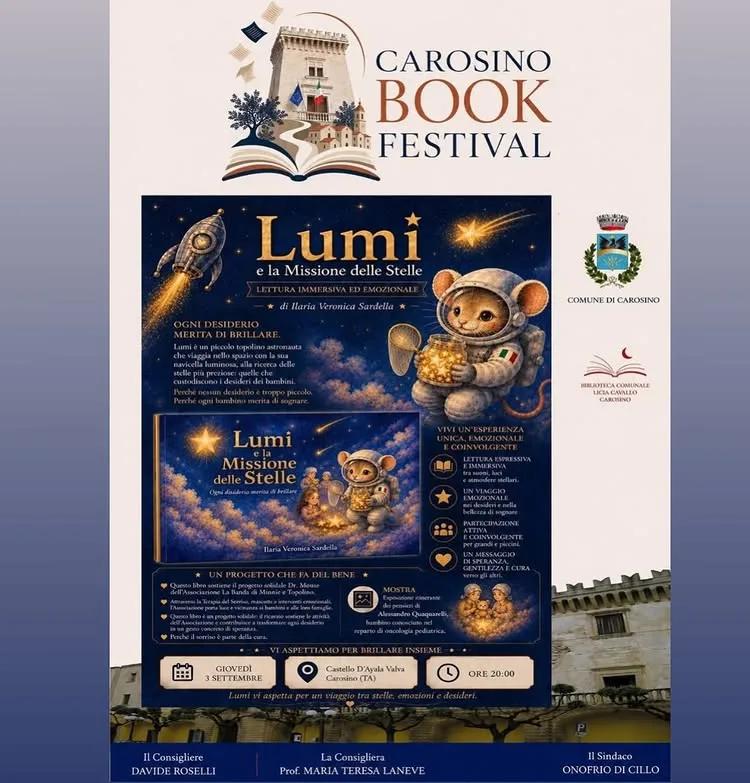 Carosino Book Festival · Lumì e la missione delle stelle