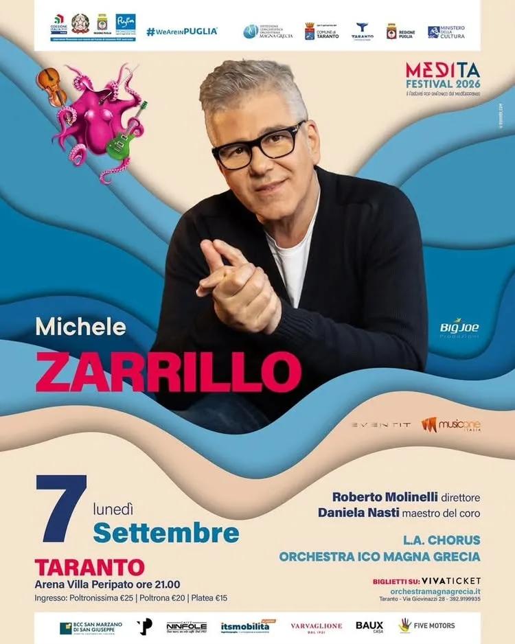 Michele Zarrillo · Medita Festival a Villa Peripato