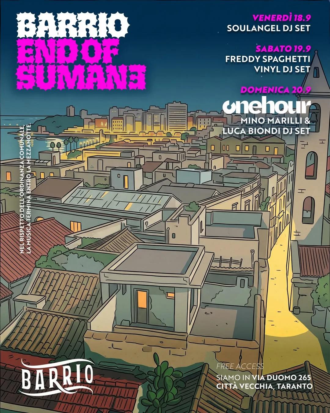 End of Sumane · onehour con Mino Marilli e Luca Biondi