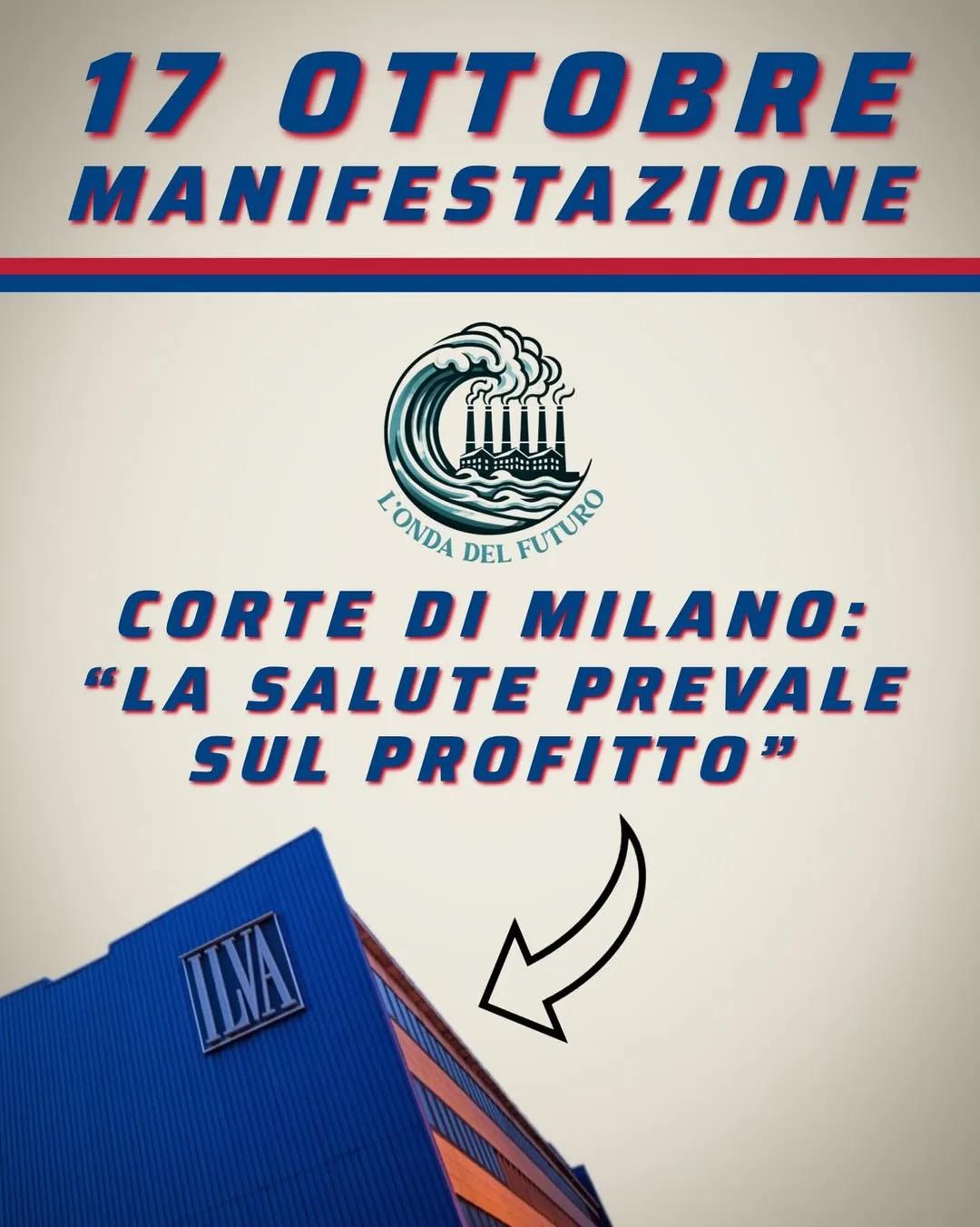 Taranto torna a vivere · manifestazione e corteo