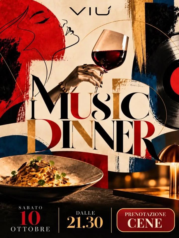 Music Dinner · cena con musica al Viù