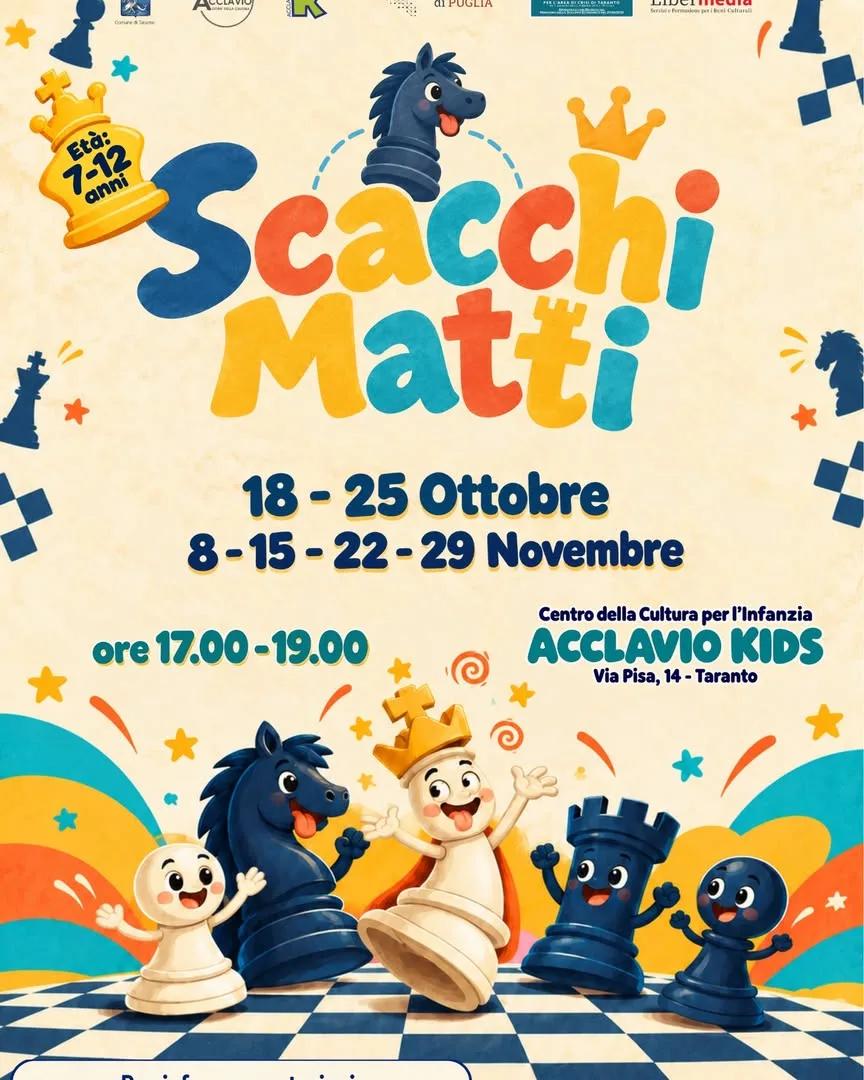 Scacchi Matti · laboratorio di scacchi per bambini