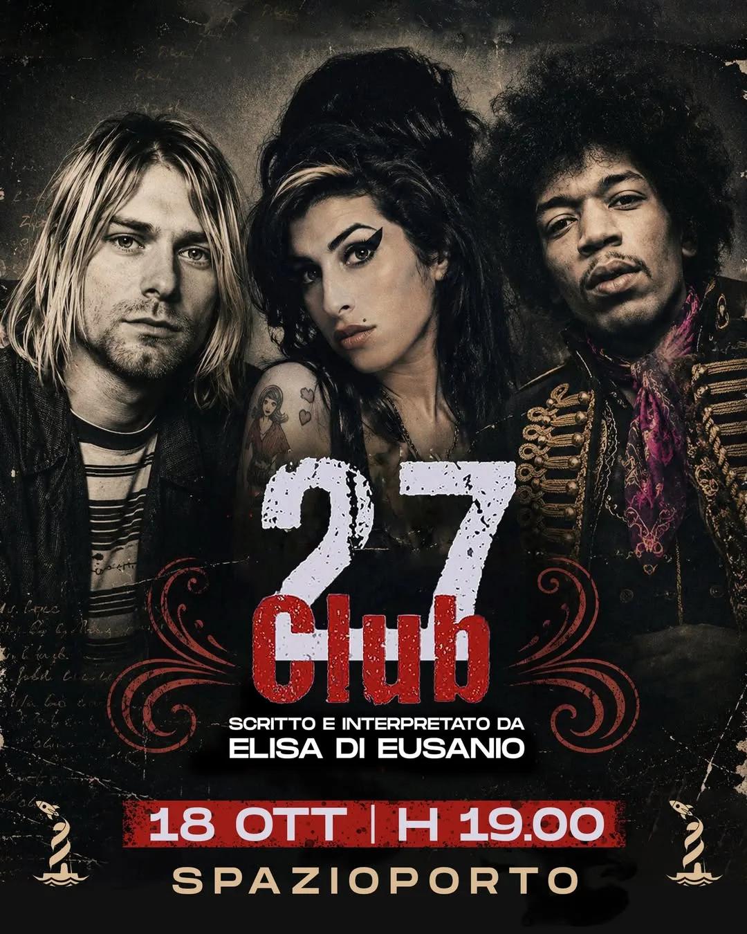 Club 27 · Elisa Di Eusanio e le leggende del rock