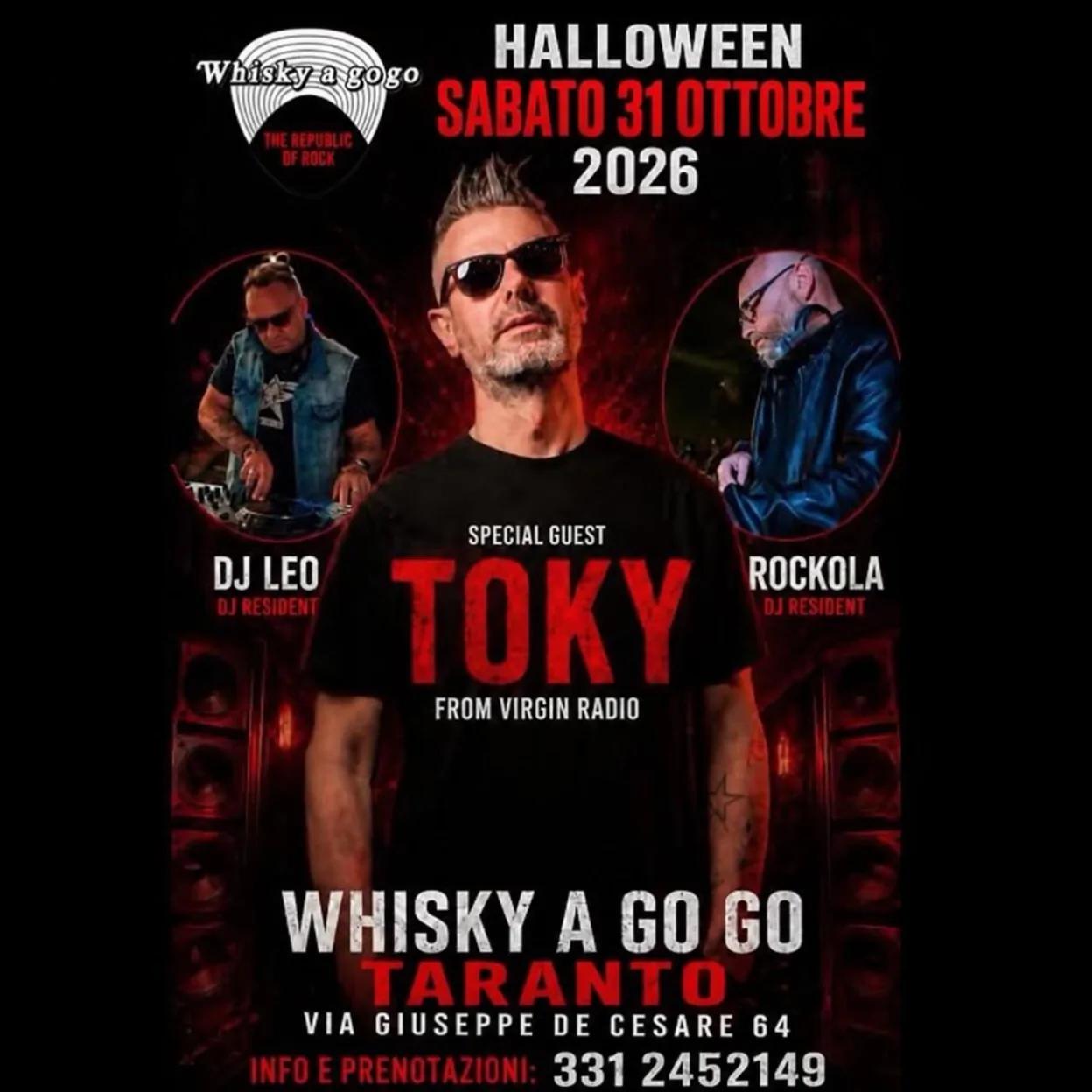 Halloween rock night · special guest Toky di Virgin Radio