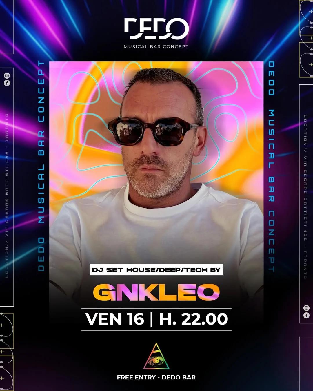 Venerdedo · house, deep e tech house con Gnkleo