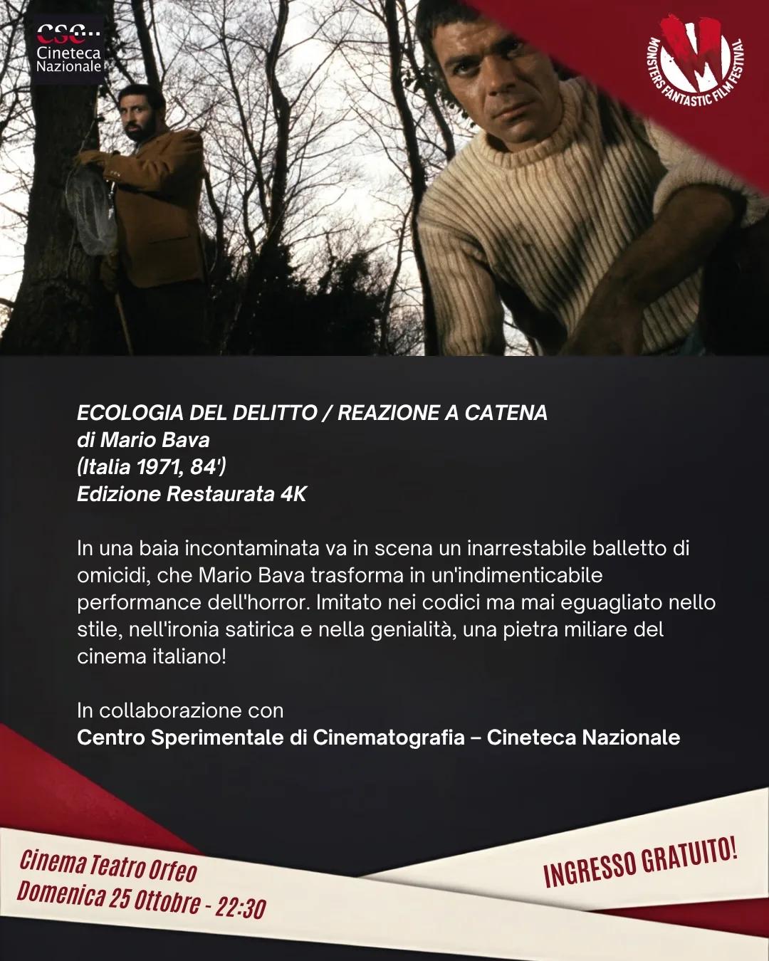 Ecologia del delitto di Mario Bava · restauro 4K