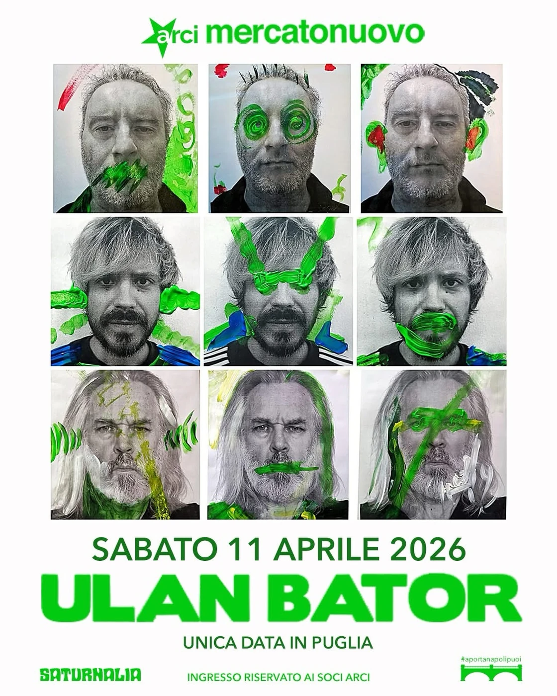 Ulan Bator live al Mercato Nuovo di Taranto con Temo Babila e aftershow Punk Lady & Mr DIY