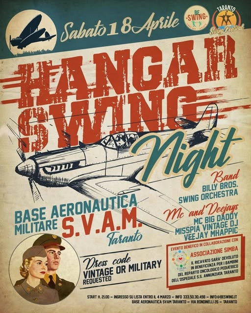 HANGAR SWING NIGHT - 18 APRILE 2026