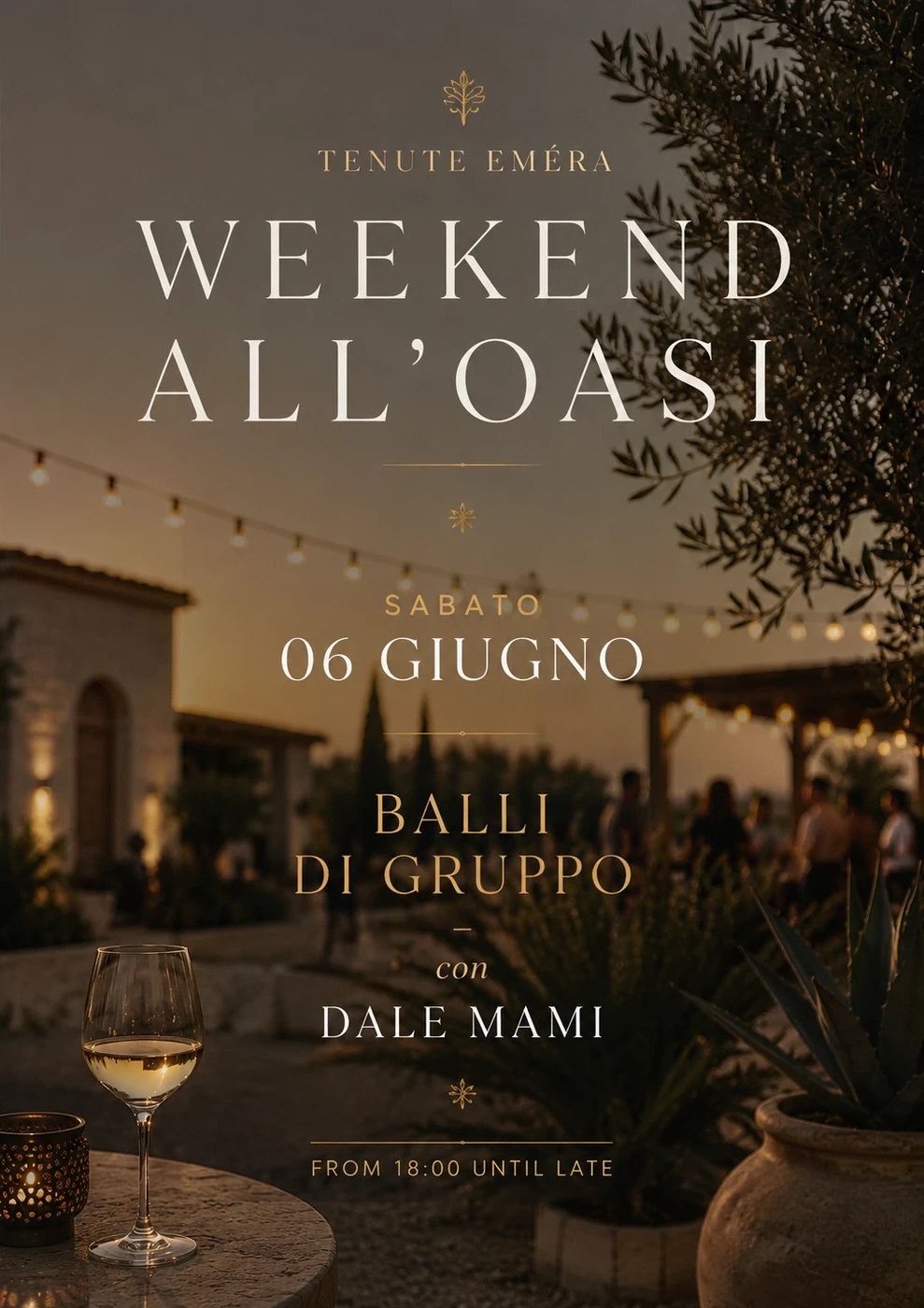 WEEKEND ALL’OASI