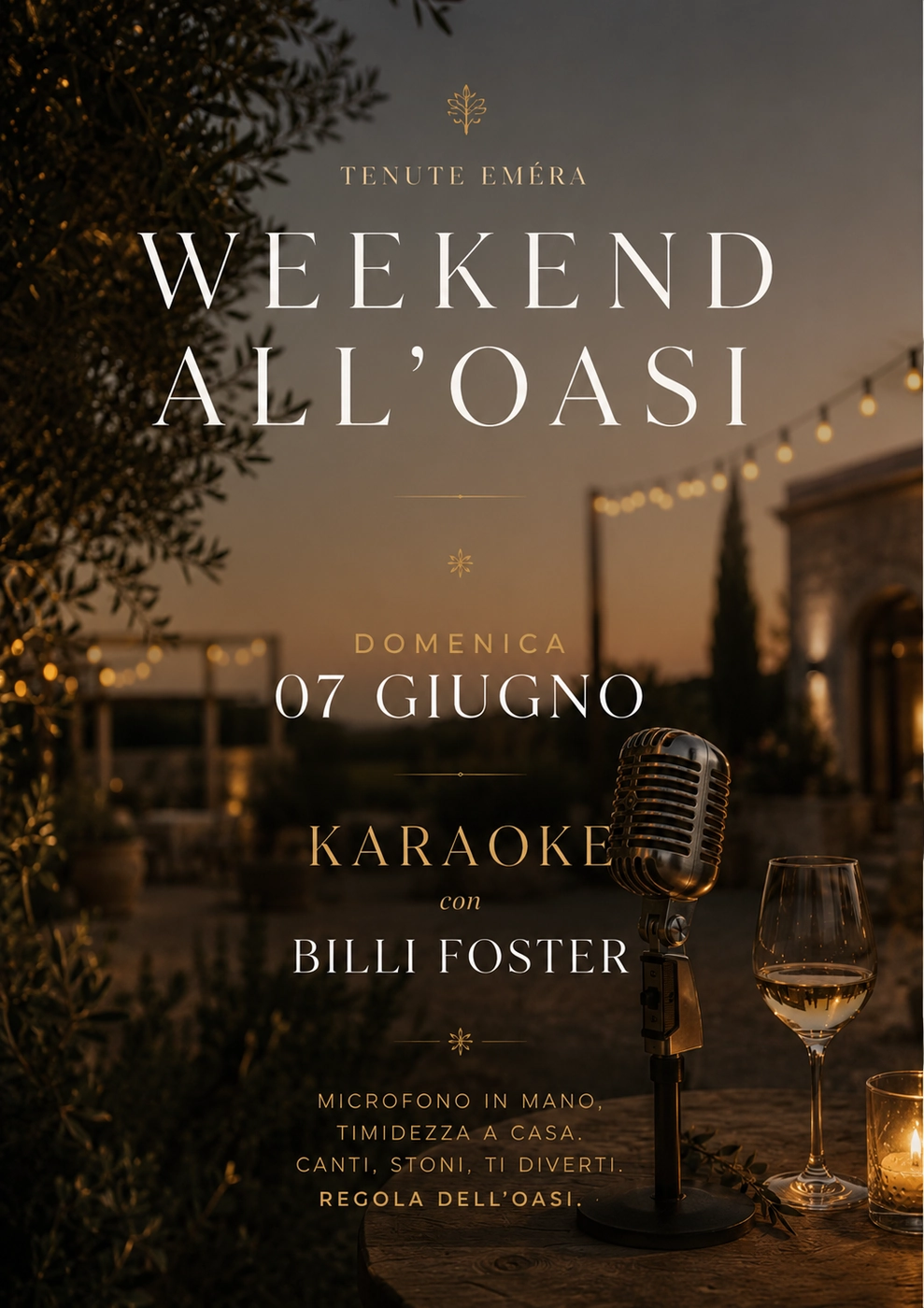 KARAOKE con BILLI FOSTER