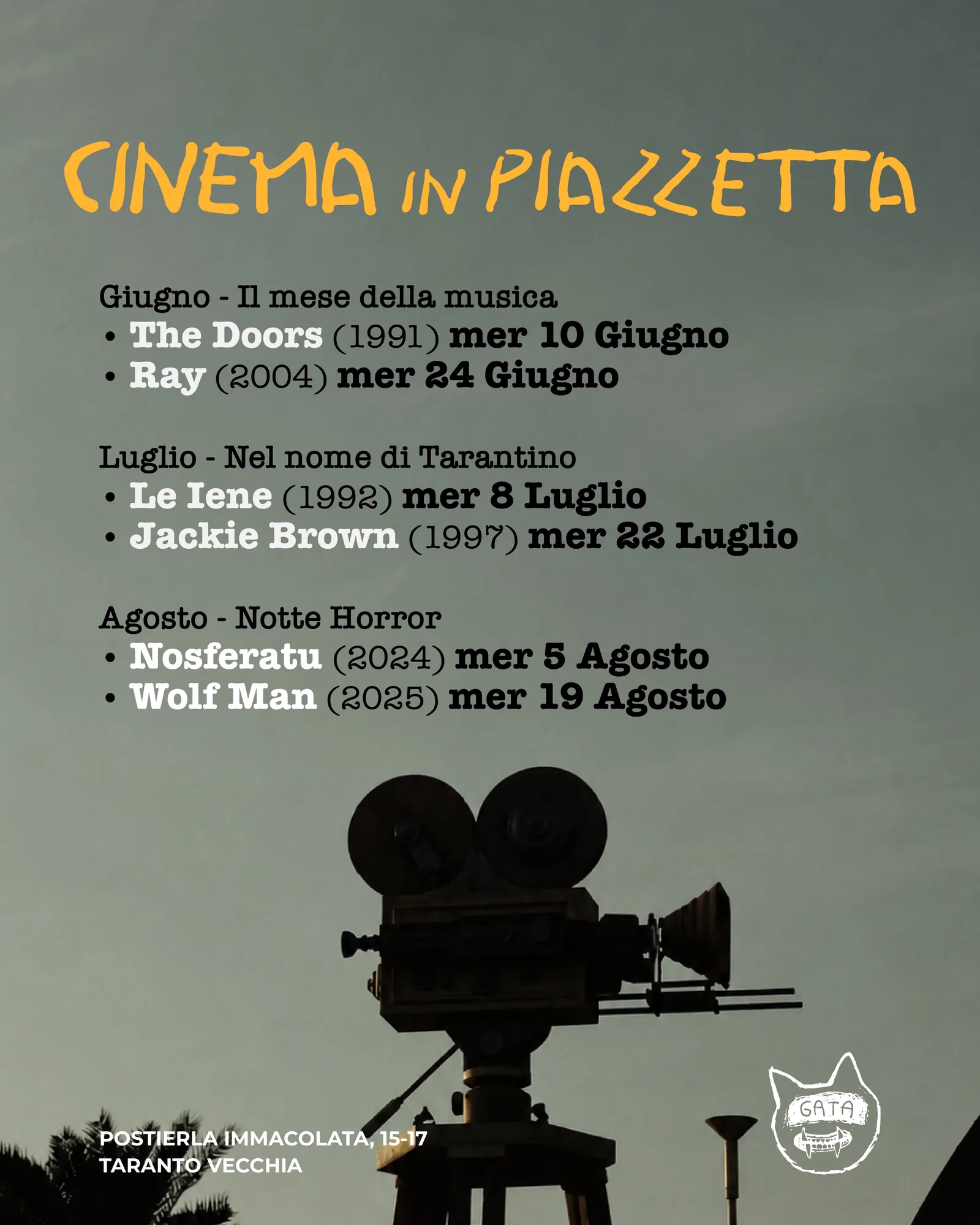 Cinema in Piazzetta – The Doors