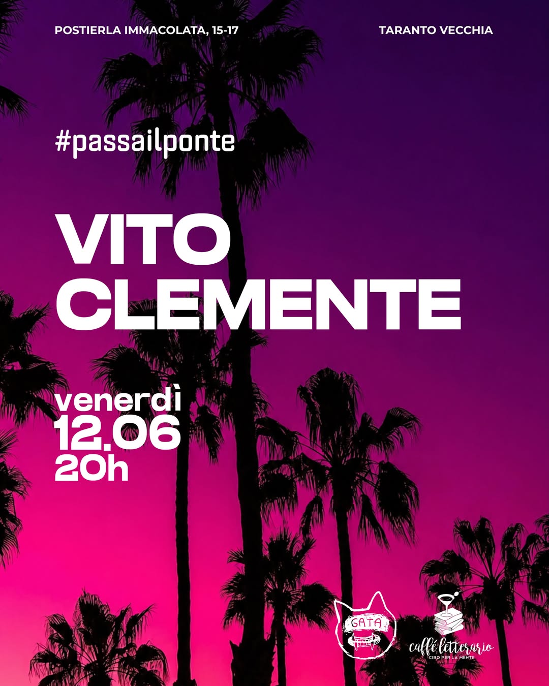 Passa il Ponte · Vito Clemente in Piazzetta Delli Ponti, Taranto