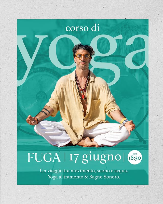 Sunset Flow · yoga, sound bath e aperitivo al FUGA