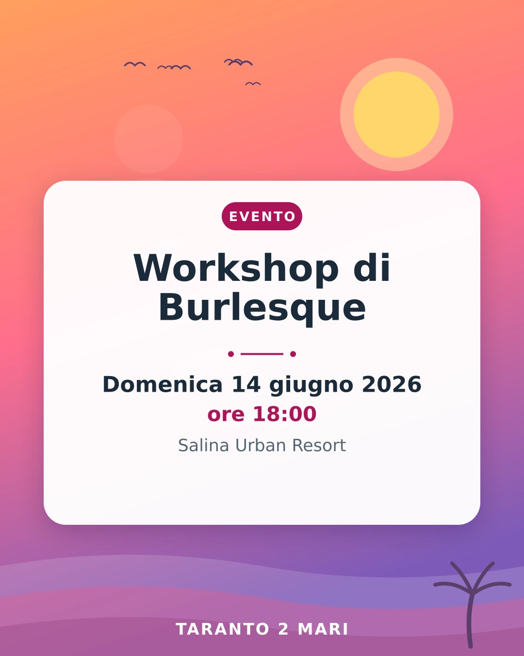 Workshop di Burlesque