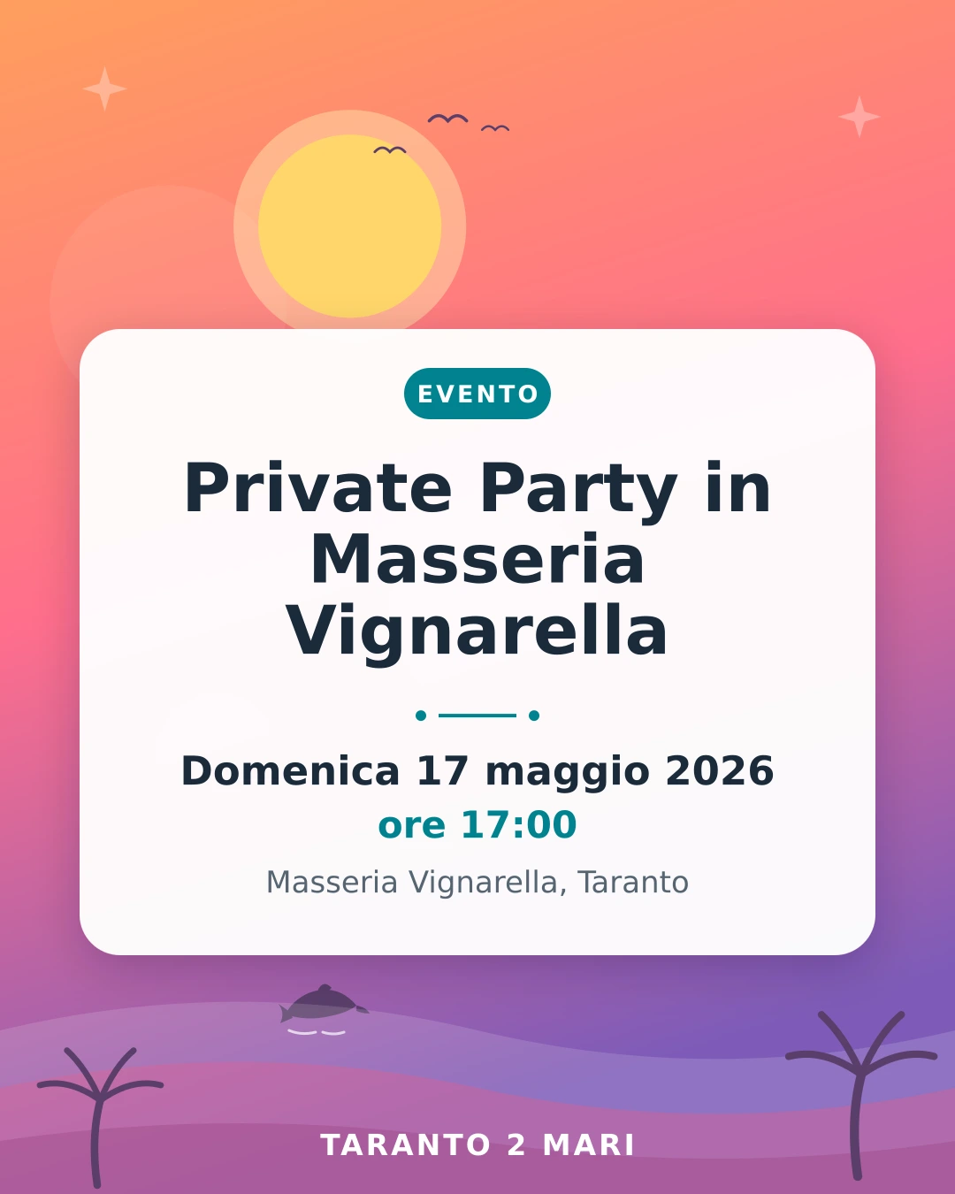 Private Party in Masseria Vignarella