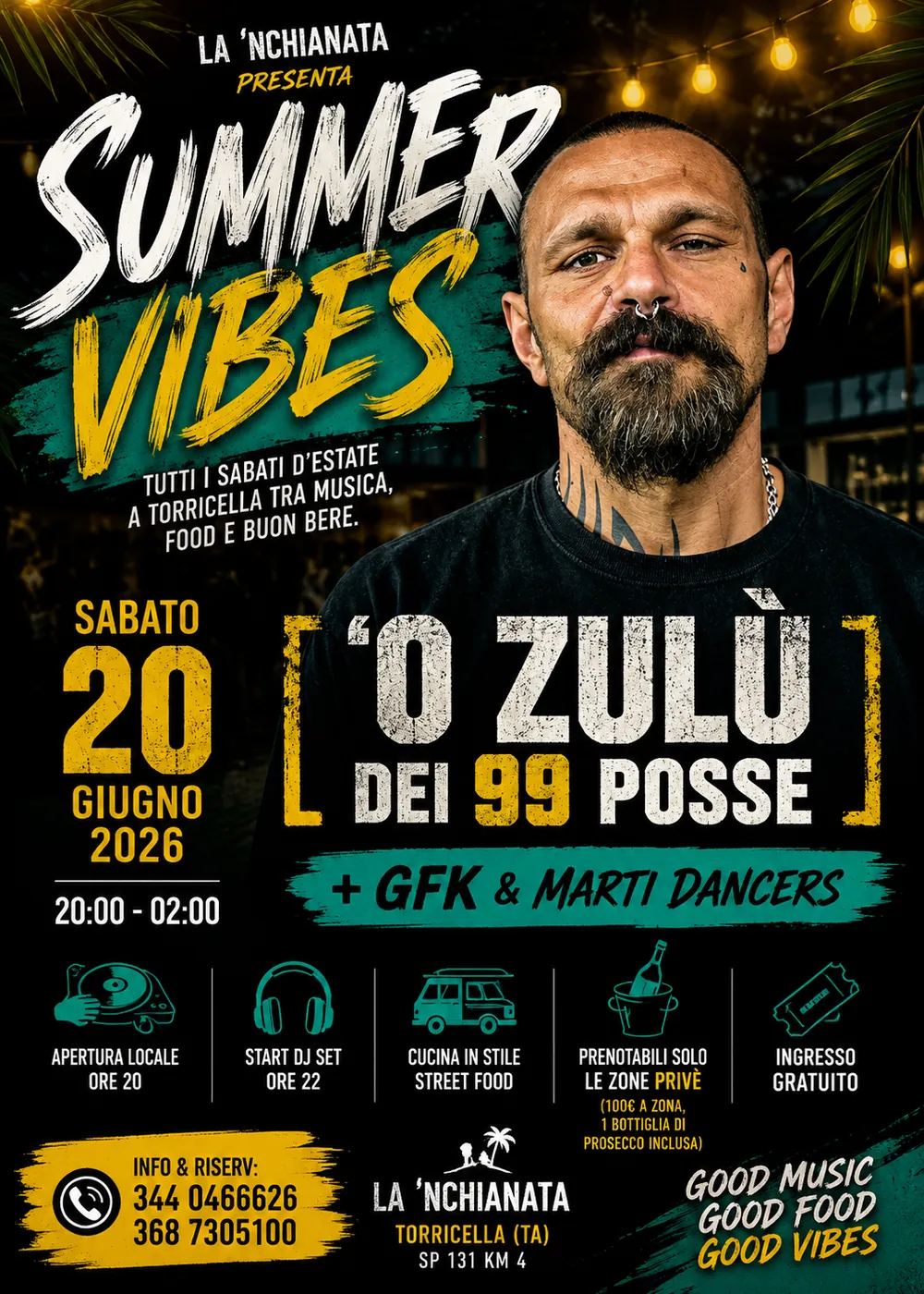 Summer Vibes · ’O Zulù dei 99 Posse + GFK & Marti Dancers