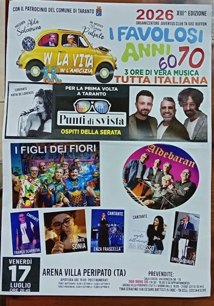 Ricordando anni 60/70 ai Giardini Peripato