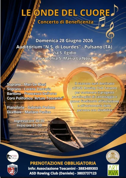 Le Onde del Cuore · concerto di beneficenza