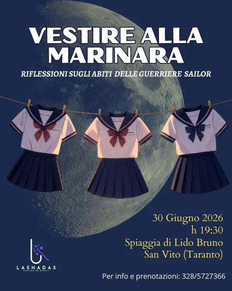 Vestire alla marinara · evento per la Luna Piena al Lido Bruno