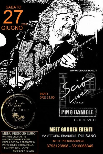 Sciò Live Band · Pino Daniele Forever a Pulsano
