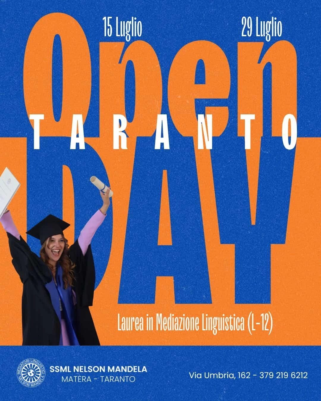 Open Day SSML Nelson Mandela Taranto | Scopri il Corso di Laurea in Mediazione Linguistica