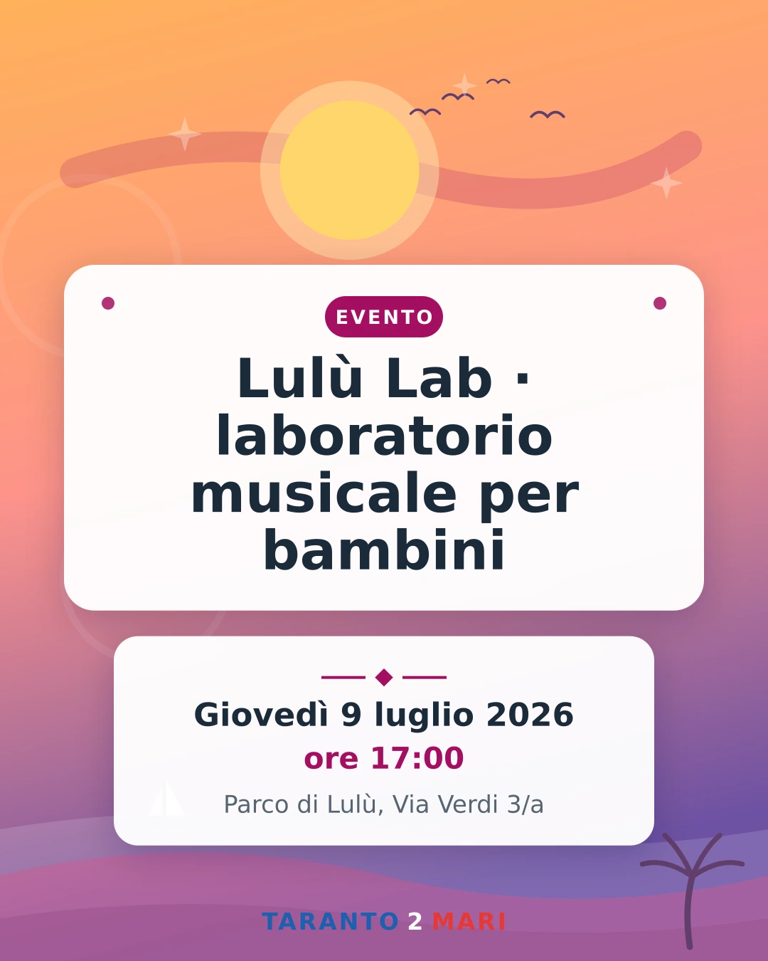 Lulù Lab · laboratorio musicale per bambini