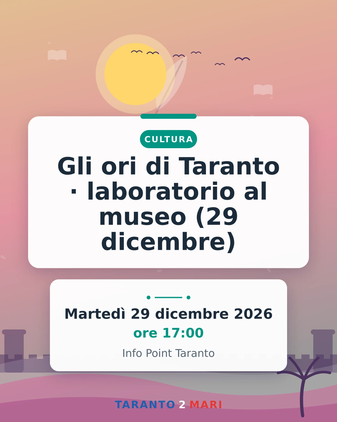 Gli ori di Taranto · laboratorio al museo (29 dicembre)