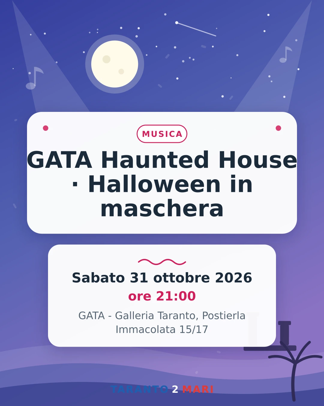 GATA Haunted House · Halloween in maschera
