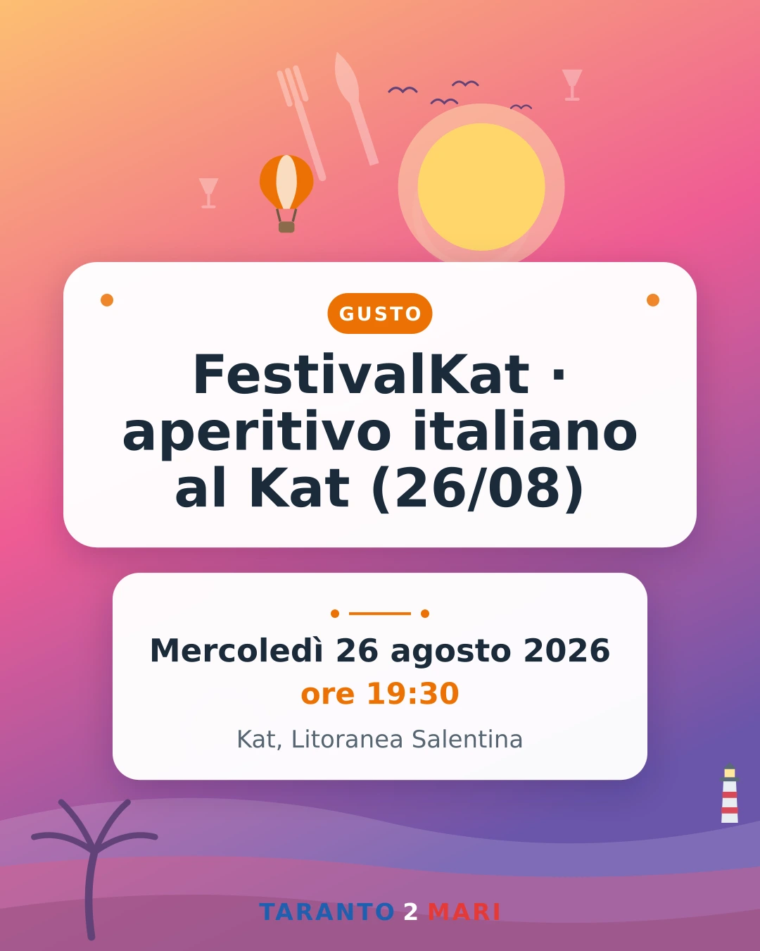 FestivalKat · aperitivo italiano al Kat (26/08)