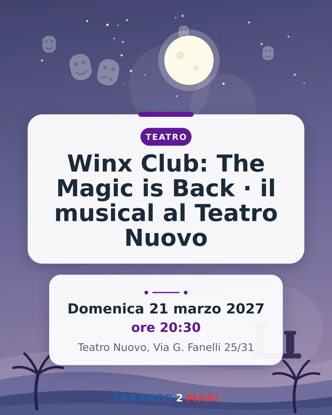 Winx Club: The Magic is Back · il musical al Teatro Nuovo