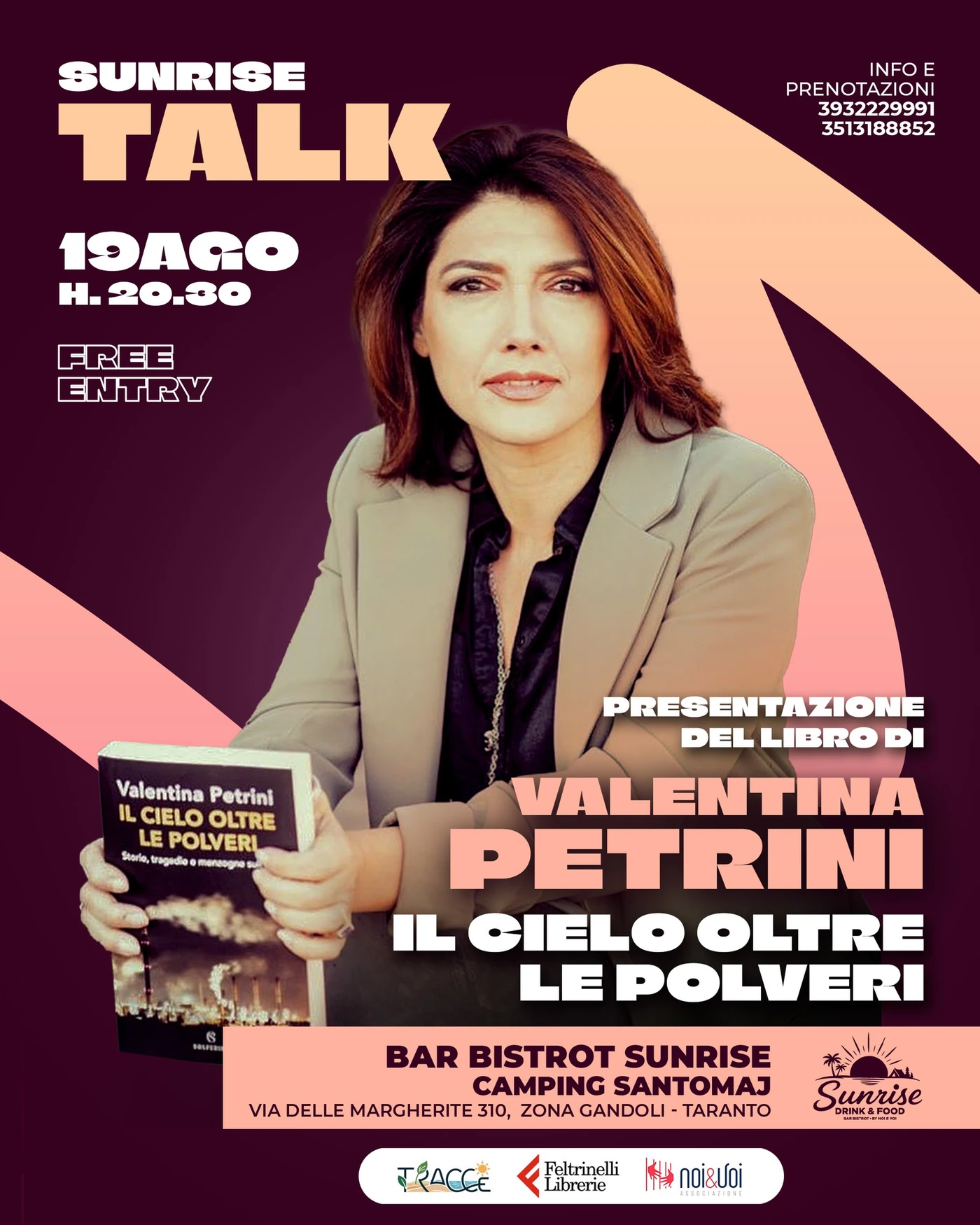 Valentina Petrini presenta “Il cielo oltre le polveri”