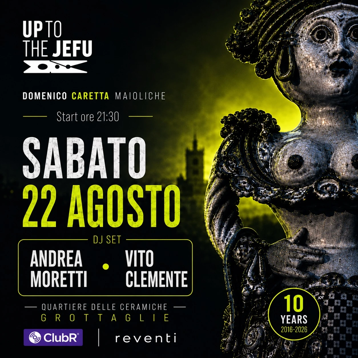 Up to the Jefu – 10 Years | Andrea Moretti & Vito Clemente DJ Set