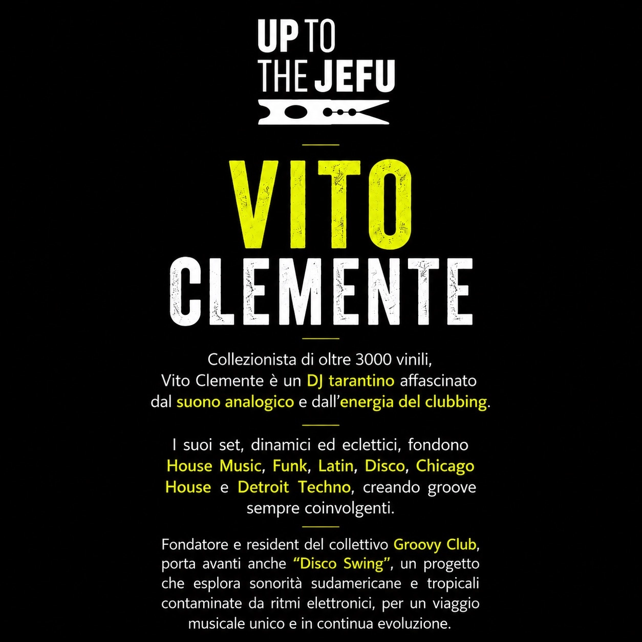 Up to the Jefu – 10 Years | Andrea Moretti & Vito Clemente DJ Set