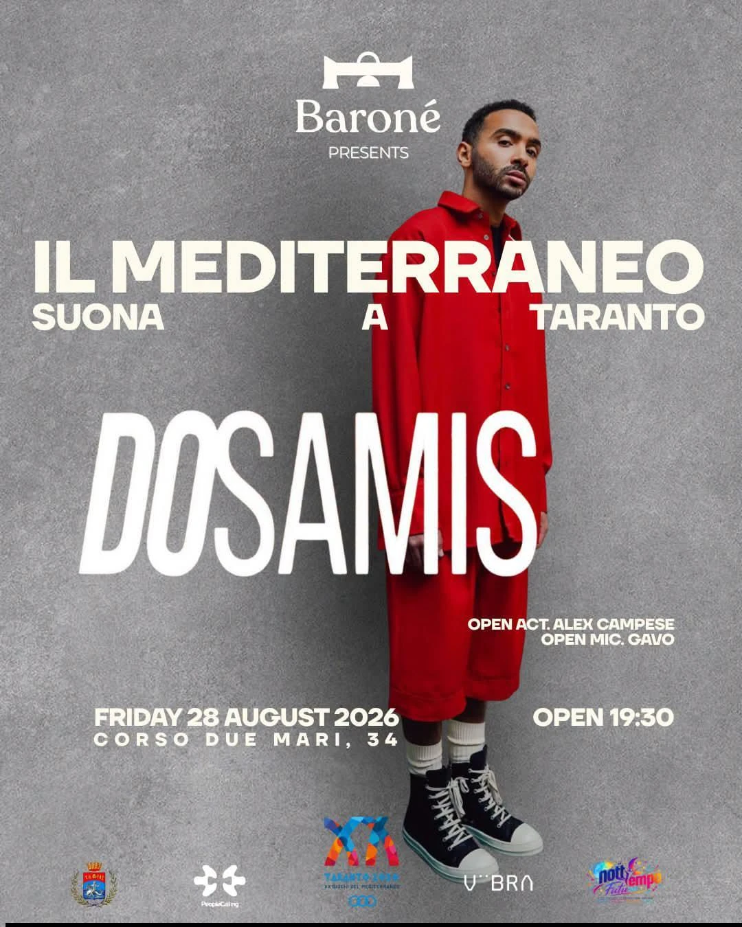 Il Mediterraneo suona a Taranto – Vanco, Maga B2B Emanuel Satie, Dosamis e Philya