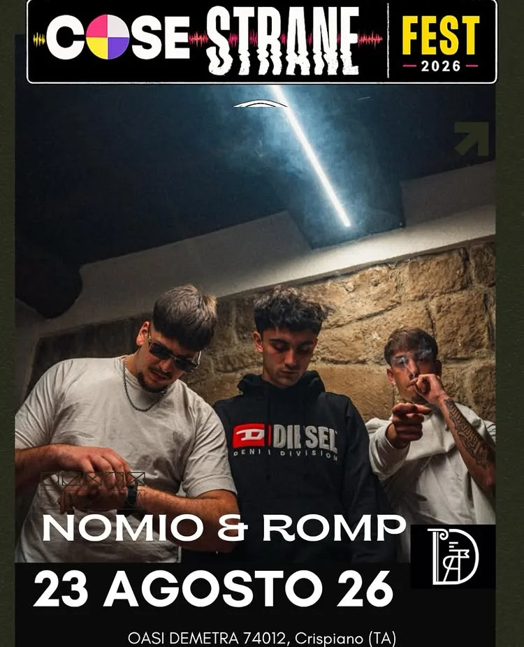 Nomio al Cose Strane Fest 2026